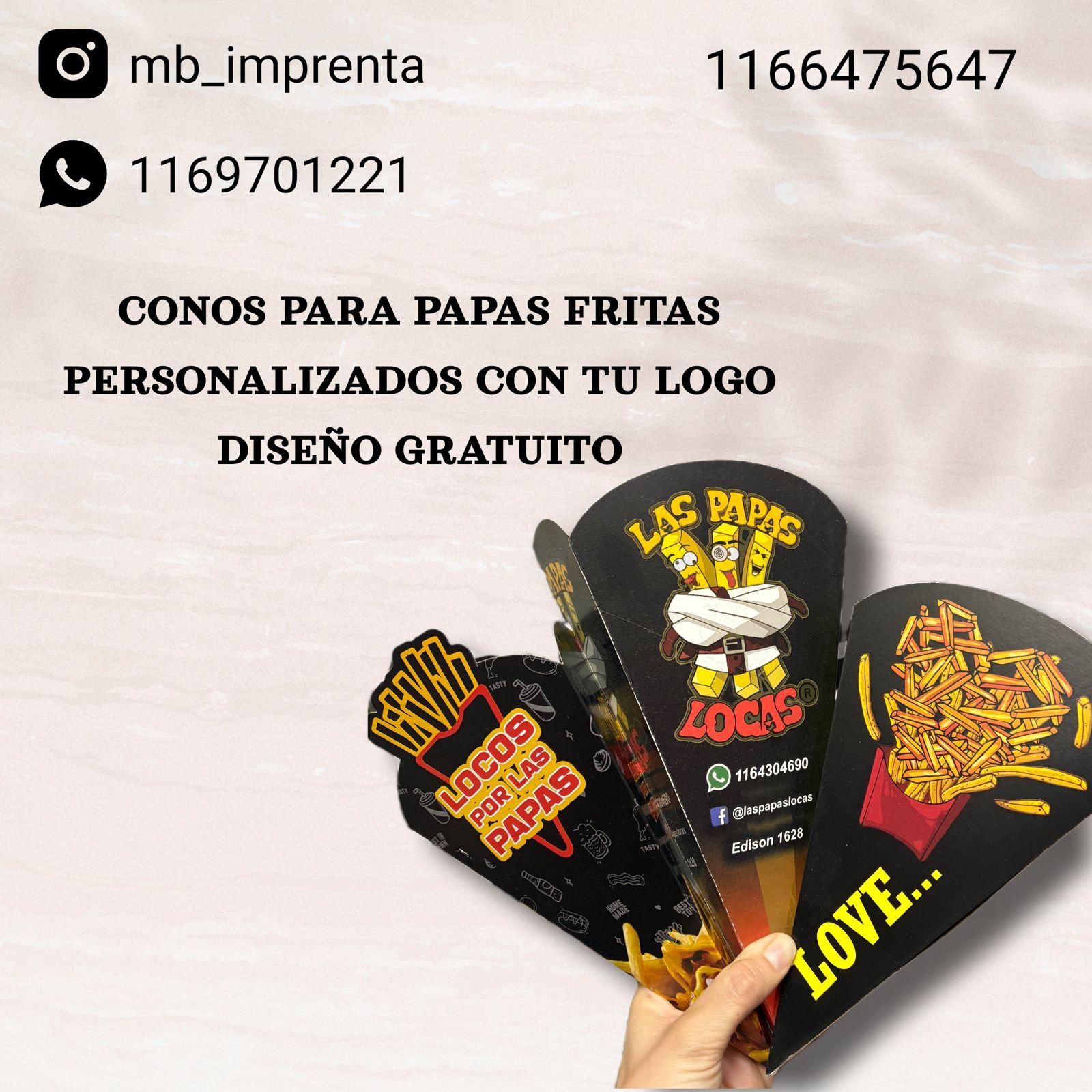 Conos Para Papa Fritas