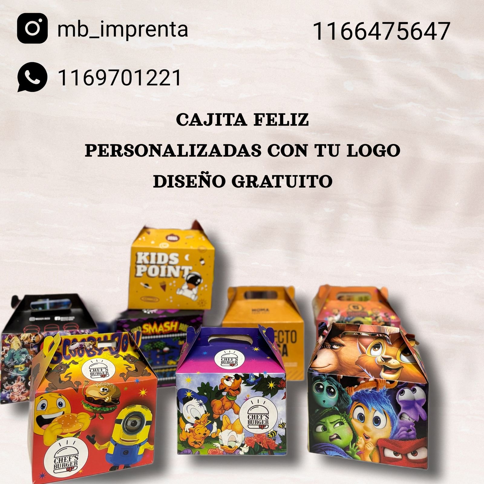 Cajita Feliz Personalizada