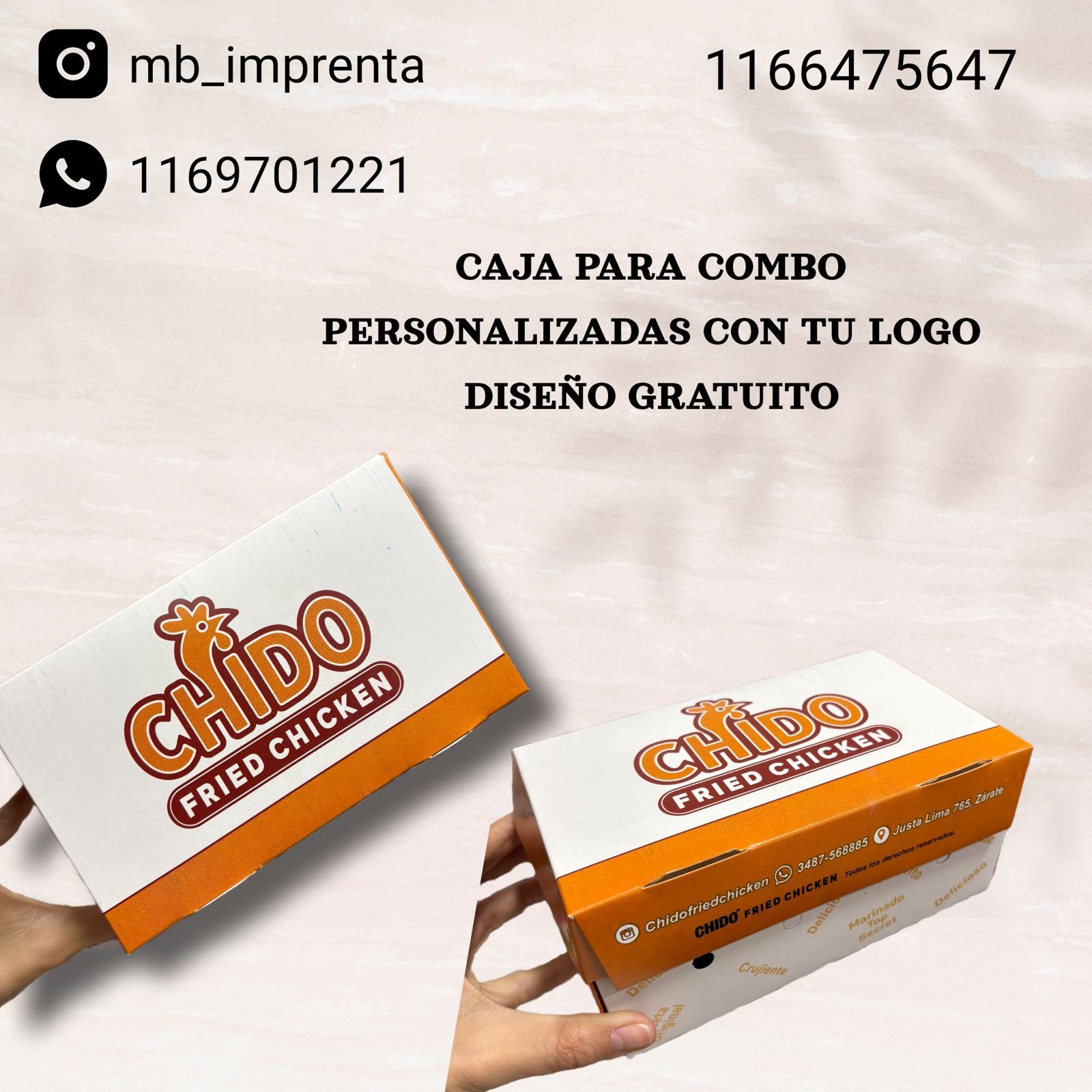 Caja Para Combo Personalizada